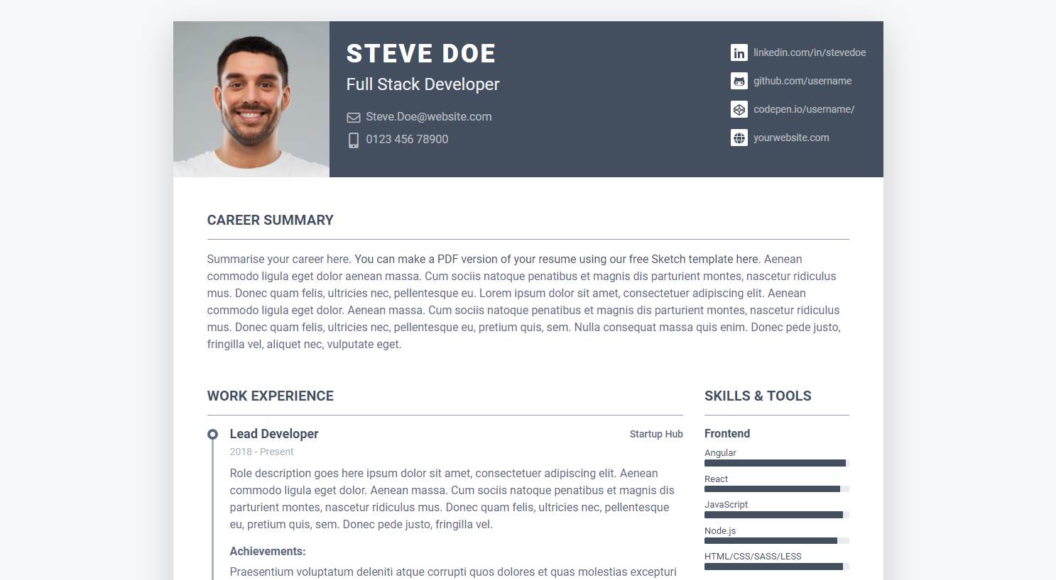 free-bootstrap-resume-cv-template-printable-templates