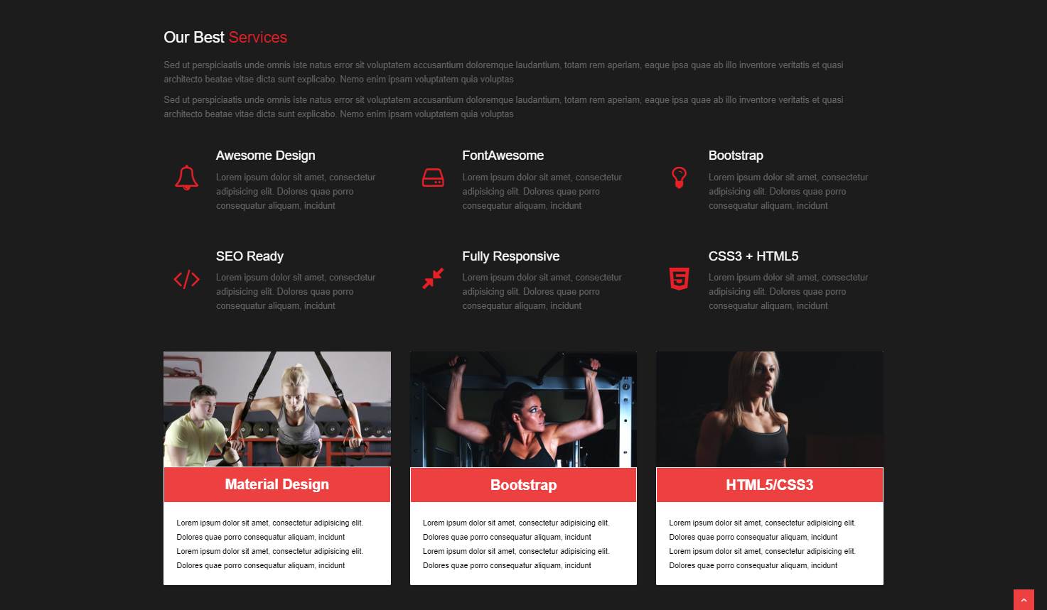 Gym Website Template Html Css Free Download