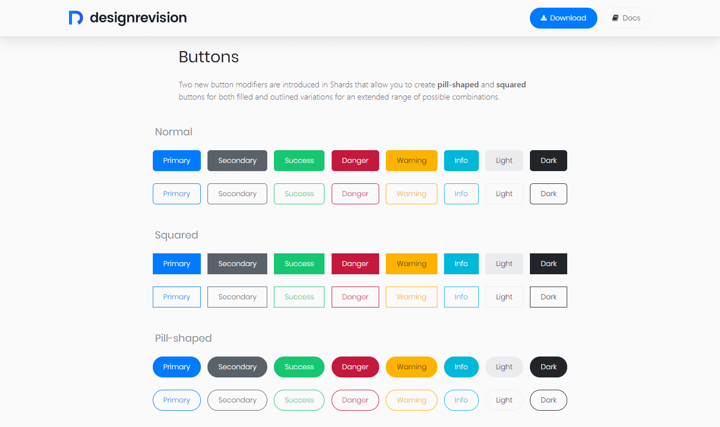 Shards: A free and modern UI toolkit for web makers | Best Free HTML ...